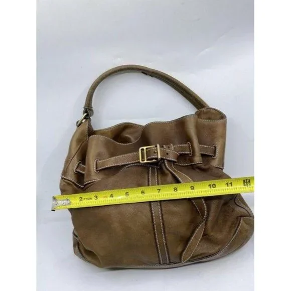 burberry vintage classic brown leather hobo bag - Picture 2 of 12
